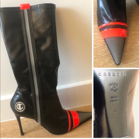Casadei Shoes - Casadei heels boots from Italy. Original Box. Sz 8